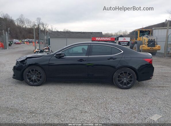 19UUB3F58GA002472 2016 ACURA TLX Black Widok wnętrza 360 stopni