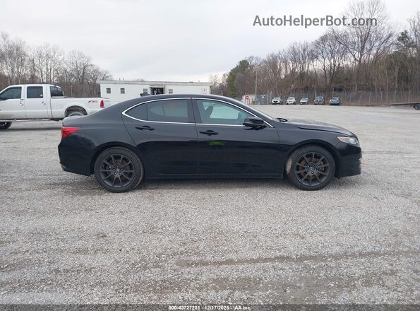 19UUB3F58GA002472 2016 ACURA TLX Black Widok wnętrza z tyłu