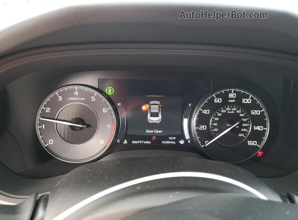 19UUB5F45MA002220 2021 ACURA TLX Синий Вид щитка приборов