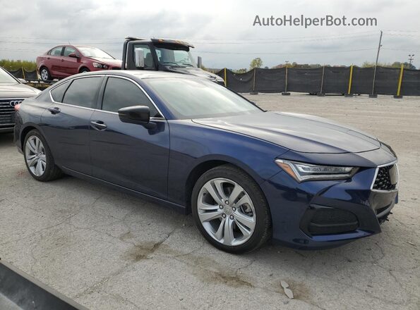 19UUB5F45MA002220 2021 ACURA TLX Синий Передняя правая четверть