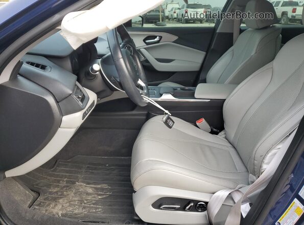 19UUB5F45MA002220 2021 ACURA TLX Синий Вид салона спереди