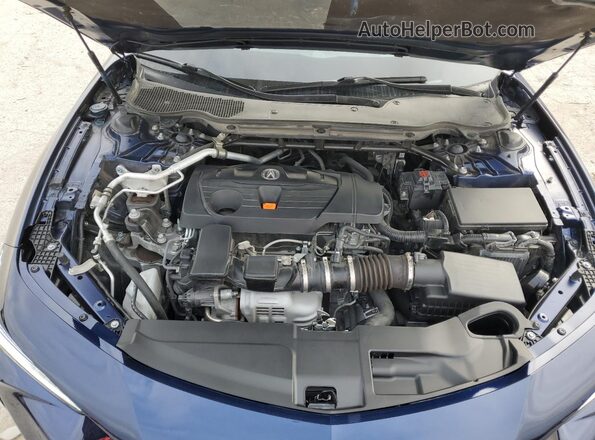19UUB5F45MA002220 2021 ACURA TLX Синий Вид задней части салона