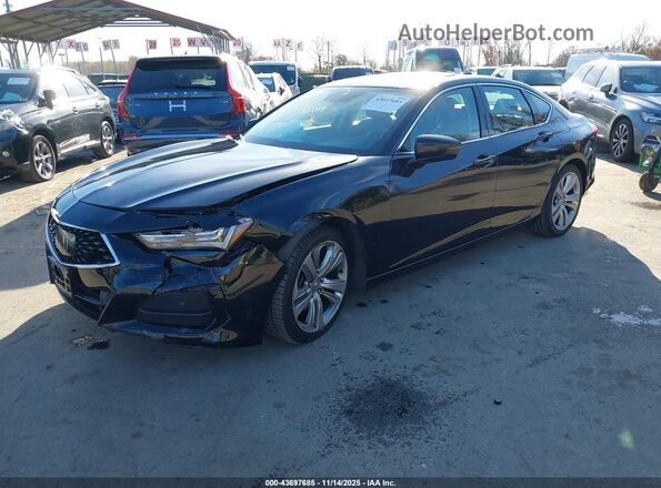 19UUB5F49MA010191 2021 ACURA TLX Black Передня ліва чверть