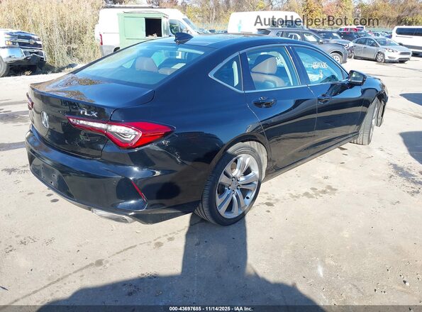 19UUB5F49MA010191 2021 ACURA TLX Black Задня права чверть