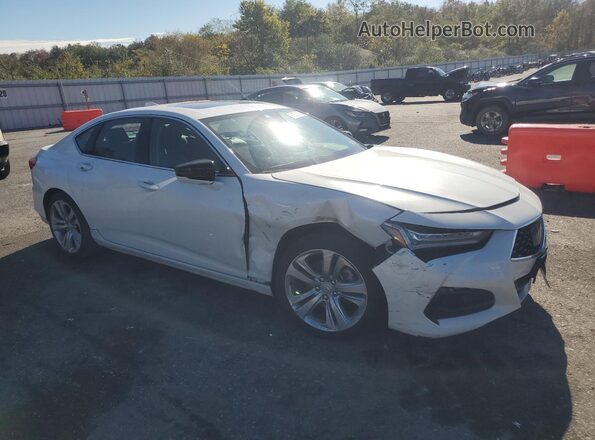 19UUB5F49MA011406 2021 ACURA TLX White Przód prawy