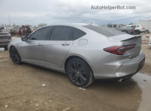 19UUB5F51MA014700 2021 ACURA TLX Silver უკანა მარცხენა