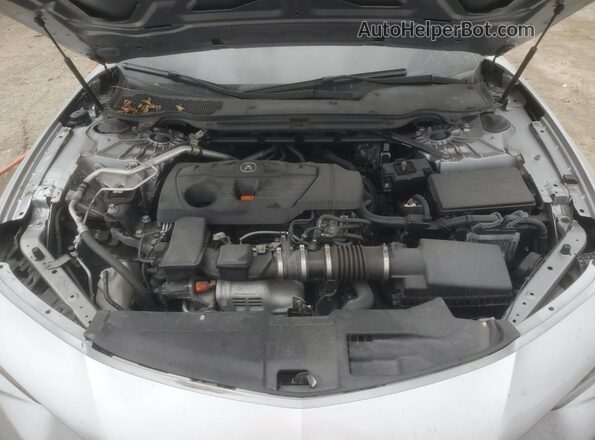 19UUB5F51MA014700 2021 ACURA TLX Silver უკანა სალონის ხედი