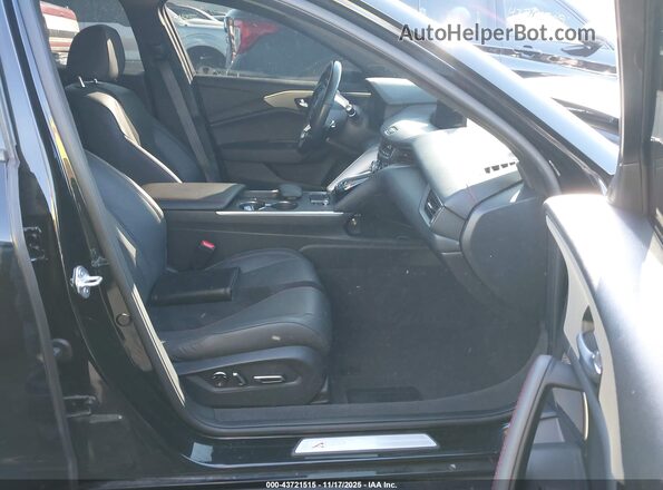 19UUB5F57MA016712 2021 ACURA TLX Black Вид салону спереду