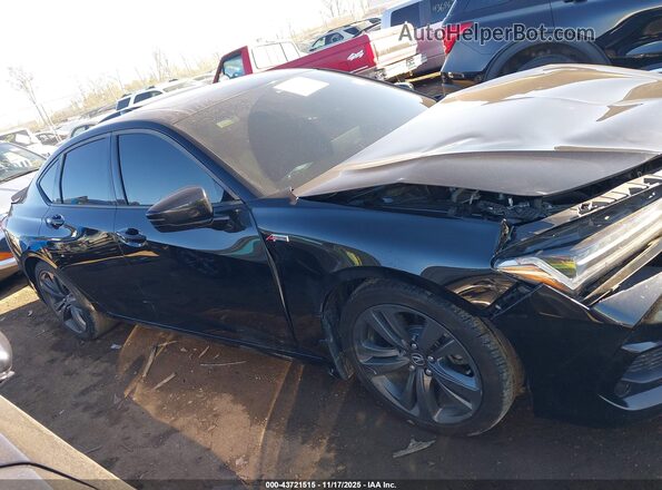 19UUB5F57MA016712 2021 ACURA TLX Black Вид задньої частини салону