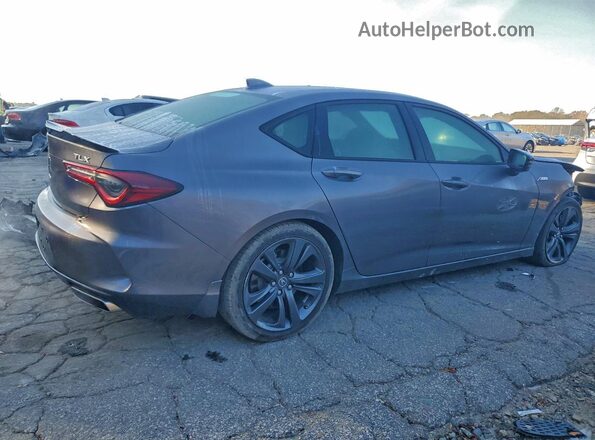 19UUB5F58MA015682 2021 ACURA TLX Gray Задня права чверть