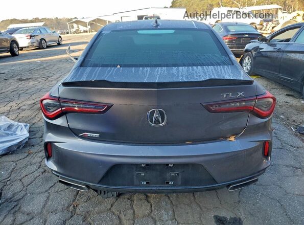 19UUB5F58MA015682 2021 ACURA TLX Gray Вид ззаду