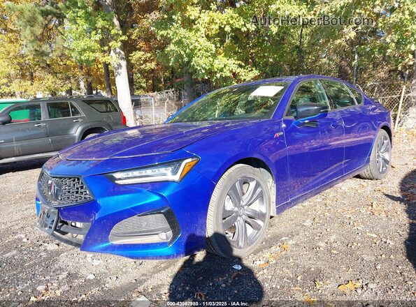 19UUB5F5XPA001092 2023 ACURA TLX Blue Przód lewy