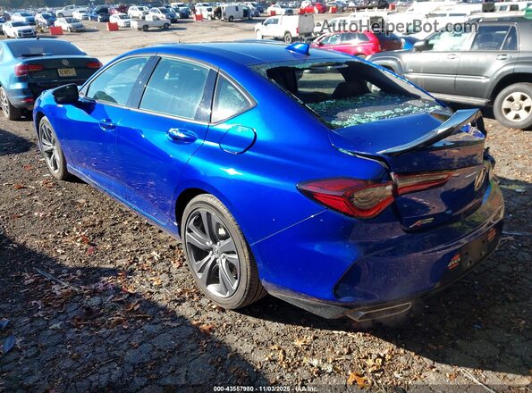 19UUB5F5XPA001092 2023 ACURA TLX Blue Tył lewy