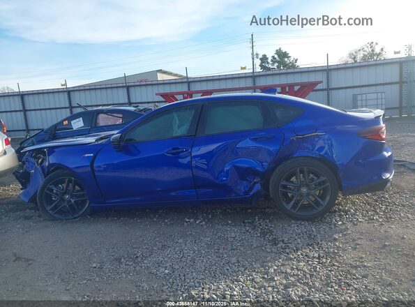 19UUB6F51SA005529 2025 ACURA TLX Синий Панорамный вид салона 360°