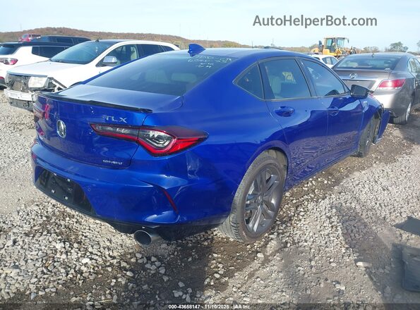 19UUB6F51SA005529 2025 ACURA TLX Синий Задняя правая четверть