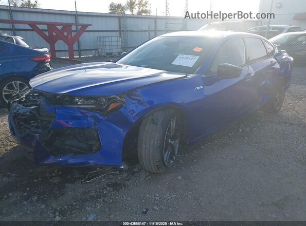 19UUB6F51SA005529 2025 ACURA TLX Синий Вид спереди