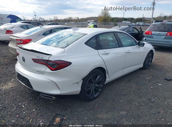19UUB6F52MA010161 2021 ACURA TLX White Задня права чверть