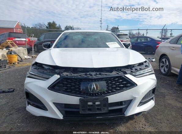19UUB6F52MA010161 2021 ACURA TLX White Вид задньої частини салону