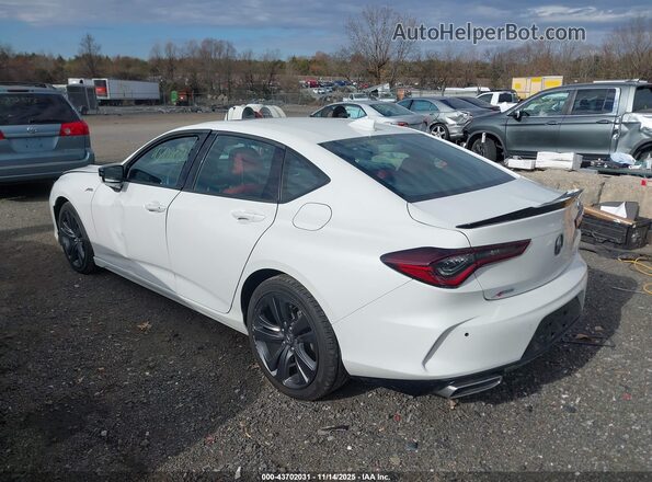 19UUB6F52MA010161 2021 ACURA TLX White Задня ліва чверть