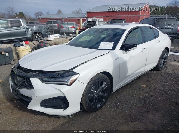19UUB6F52MA010161 2021 ACURA TLX White Передня ліва чверть
