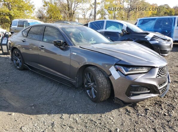 19UUB6F54NA002001 2022 ACURA TLX Gray წინა მარჯვენა