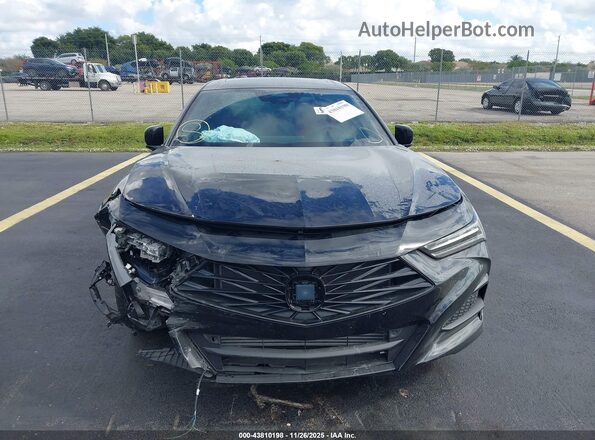 19UUB6F54SA003743 2025 ACURA TLX Черный Вид щитка приборов