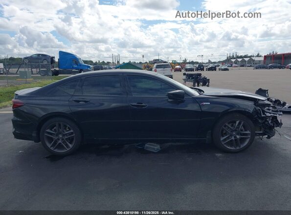 19UUB6F54SA003743 2025 ACURA TLX Черный Вид задней части салона