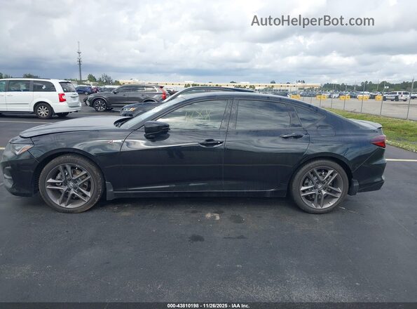 19UUB6F54SA003743 2025 ACURA TLX Черный Панорамный вид салона 360°