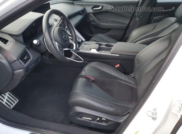 19UUB6F55RA000991 2024 ACURA TLX White Widok wnętrza z przodu