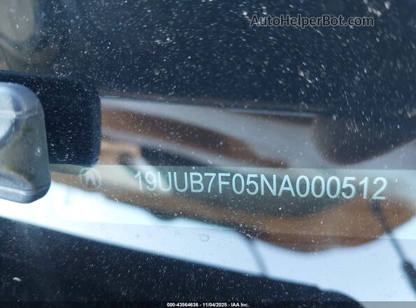 19UUB7F05NA000512 2022 ACURA TLX Gold 