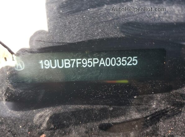 19UUB7F95PA003525 2023 ACURA TLX Black Widok komory silnika