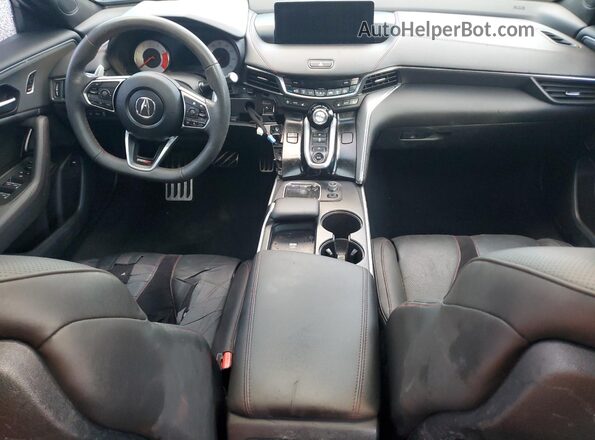 19UUB7F95PA003525 2023 ACURA TLX Black Widok deski rozdzielczej