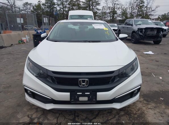 19XFC1F33LE217062 2020 HONDA CIVIC White Vista del cuadro de instrumentos