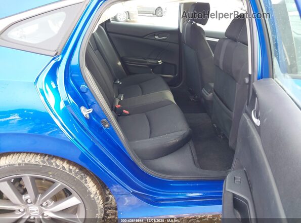 19XFC1F35KE004404 2019 HONDA CIVIC Blue VIN კოდის სტიკერის ხედი