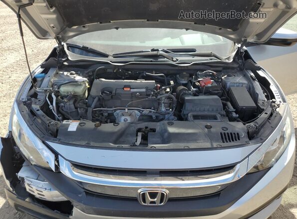 19XFC2F52GE033339 2016 HONDA CIVIC Silver Vista interior trasera