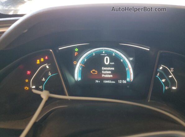 19XFC2F7XGE073475 2016 HONDA CIVIC Black Widok zestawu wskaźników