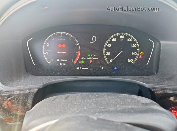 19XFL2H89NE019149 2022 HONDA CIVIC White ხელსაწყოთა პანელის ხედი