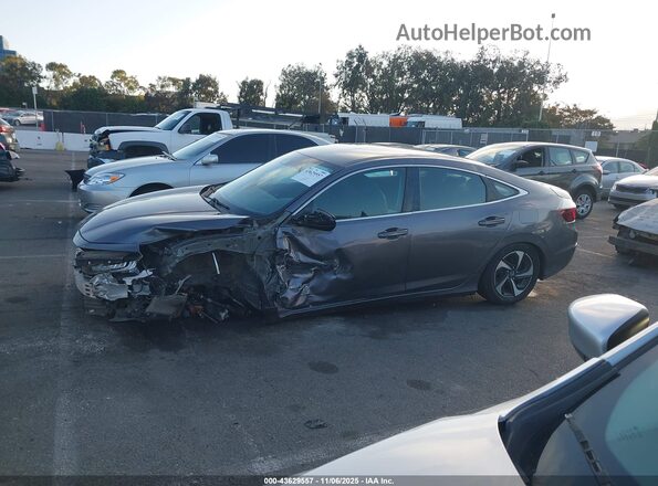19XZE4F51ME010407 2021 HONDA INSIGHT Gray 360 interior view