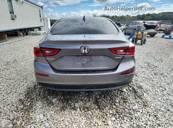 19XZE4F51ME010584 2021 HONDA INSIGHT Gray Rear view