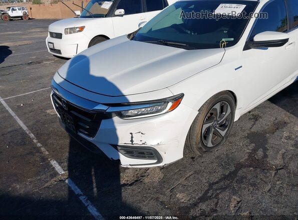 19XZE4F52NE005752 2022 HONDA INSIGHT Белый Вид спереди