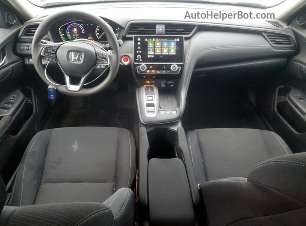 19XZE4F54NE016316 2022 HONDA INSIGHT Charcoal Widok deski rozdzielczej