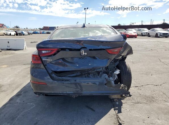 19XZE4F55LE014247 2020 HONDA INSIGHT Gray Rear view
