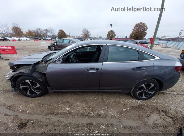19XZE4F55NE009648 2022 HONDA INSIGHT Gray სალონის 360-გრადუსიანი ხედი