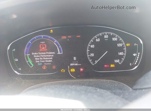 19XZE4F57LE014010 2020 HONDA INSIGHT Silver Հետևի նստատեղերի տեսք
