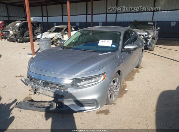 19XZE4F57LE014010 2020 HONDA INSIGHT Silver Առջևի ձախ երեք քառորդ տեսարան