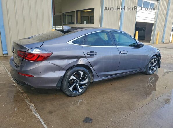 19XZE4F57ME003476 2021 HONDA INSIGHT Gray Trasero derecho