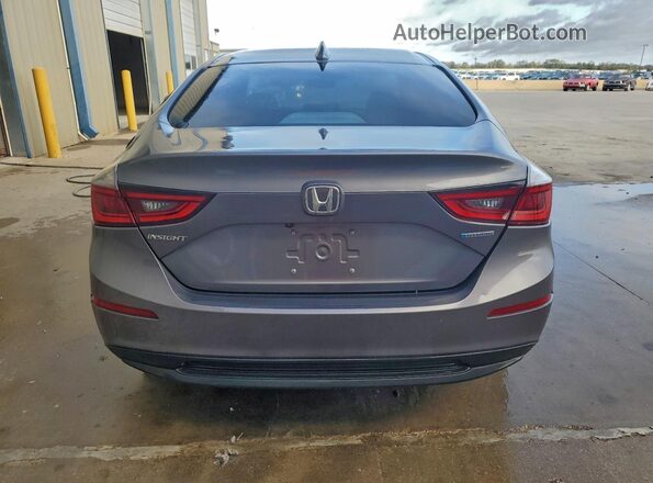 19XZE4F57ME003476 2021 HONDA INSIGHT Gray Vista trasera