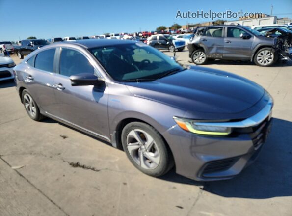 19XZE4F58LE006823 2020 HONDA INSIGHT Gray Передня права чверть