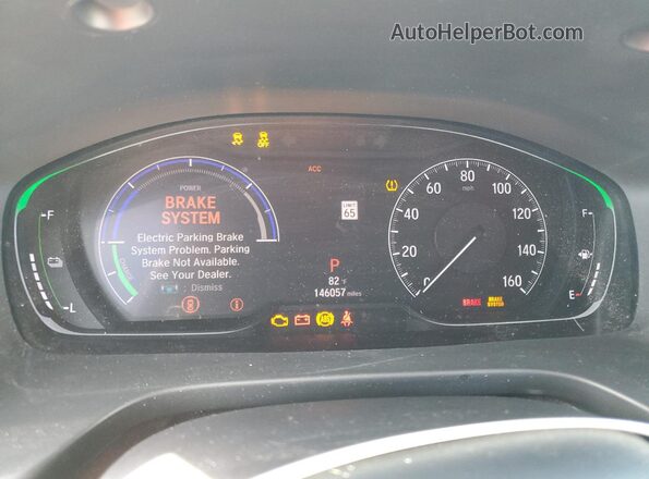 19XZE4F5XLE004166 2020 HONDA INSIGHT White ხელსაწყოთა პანელის ხედი