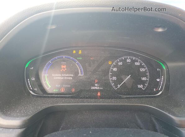 19XZE4F5XLE005284 2020 HONDA INSIGHT Black Widok tylnych siedzeń